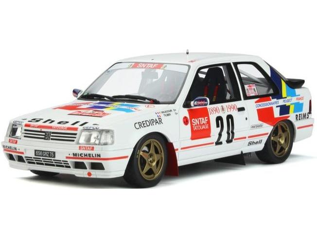 Peugeot 309 GR. A #20 Rally Monte Carlo 1990 1:18 Scale OttOmobile Resin Model-OttOmobile-Diecast Model Centre