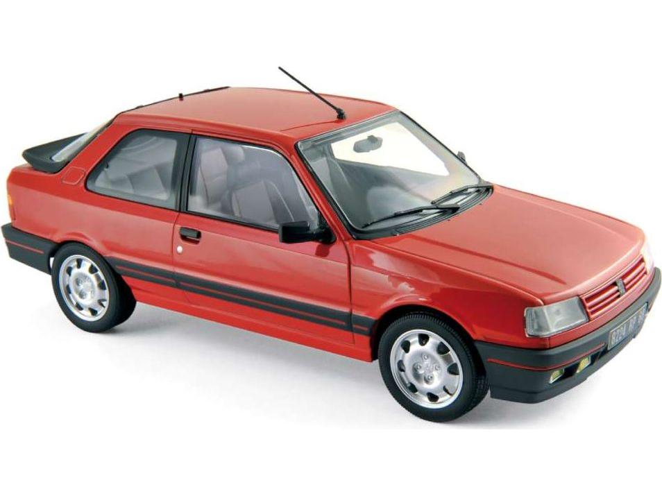Peugeot 309 GTi Vallelunga Red 1987 1:18 Scale Norev Diecast Model Car-Norev-Diecast Model Centre