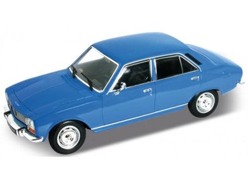 Peugeot 504 1974 Blue 1:24 Scale Welly Diecast Model-Welly-Diecast Model Centre