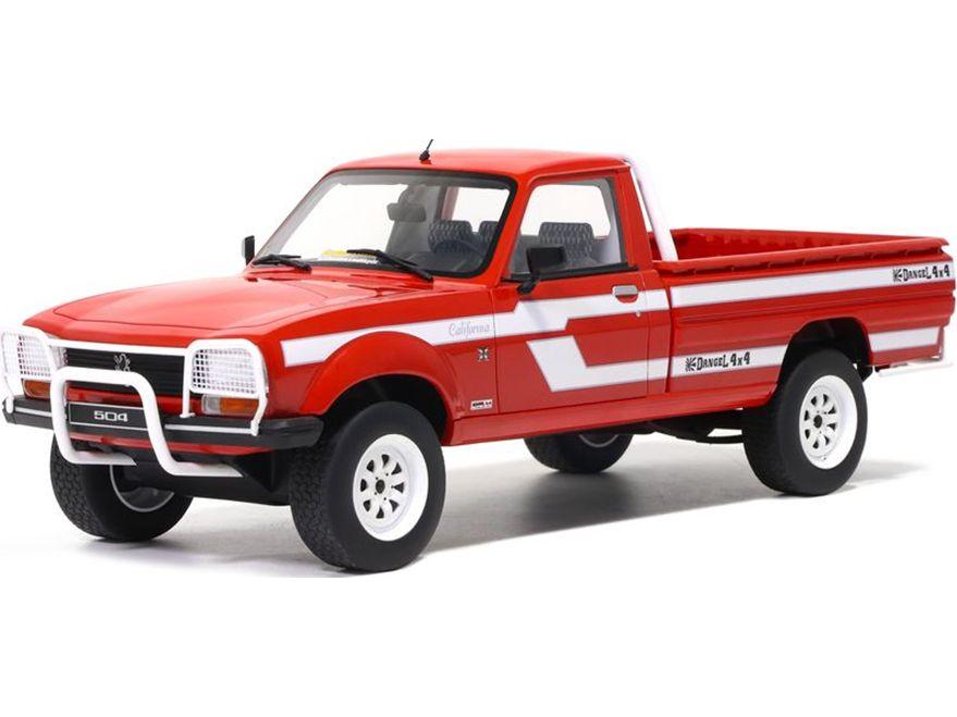 Peugeot 504 Pick Up 1993 Dangel Red 1:18 Scale OttOmobile Resin Model-OttOmobile-Diecast Model Centre