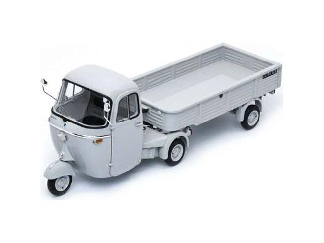 Piaggio Vespa Pentaro 1964 grey - 1:18 Scale Diecast Model Pickup Truck-Schuco-Diecast Model Centre