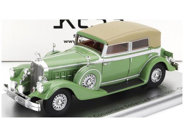 Pierce Arrow 124 Green Convertible Berline Sedan Le Baron Closed 1933 1:43 Scale Kess Resin Model-Kess-Diecast Model Centre