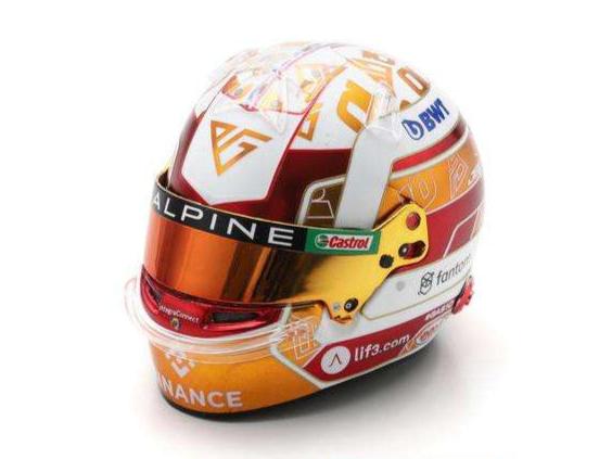 Pierre Gasly F1 2023 Helmet 1:5 Scale Spark Resin Replica-Spark-Diecast Model Centre