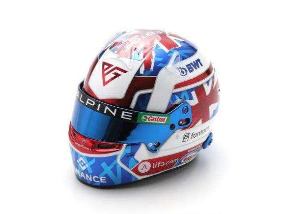 Pierre Gasly F1 British GP 2023 Helmet 1:5 Scale Spark Resin Replica-Spark-Diecast Model Centre
