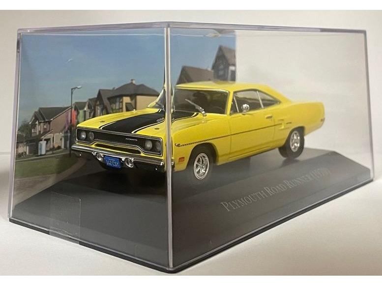Plymouth Road Runner 1970 Yellow 1:43 Scale Unbranded Diecast Model Car-Unbranded-Diecast Model Centre