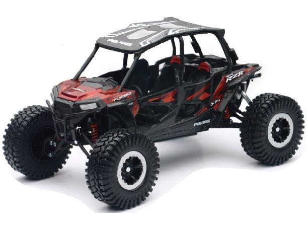 Polairs RZR XP 900 2 Red/Titanium Metallic 1:18 Scale NewRay Diecast Model Quad Bike-NewRay-Diecast Model Centre