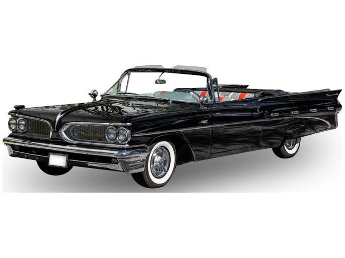 Pontiac Bonneville Open Convertible Regent Black 1959 1:18 Scale