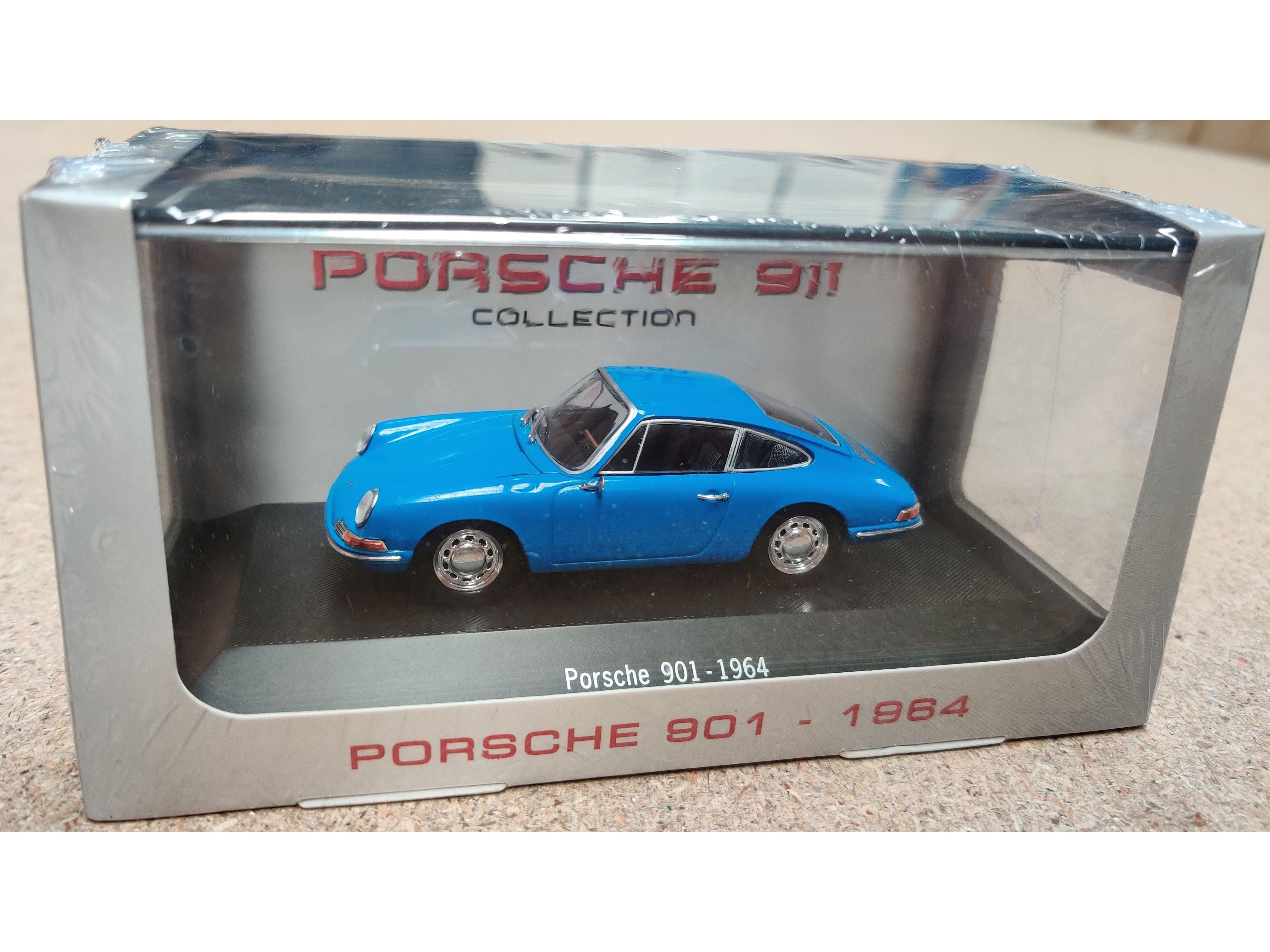 Porsche 901 1964 Blue - The First 911 - 1:43 Scale Diecast Model-Unbranded-Diecast Model Centre