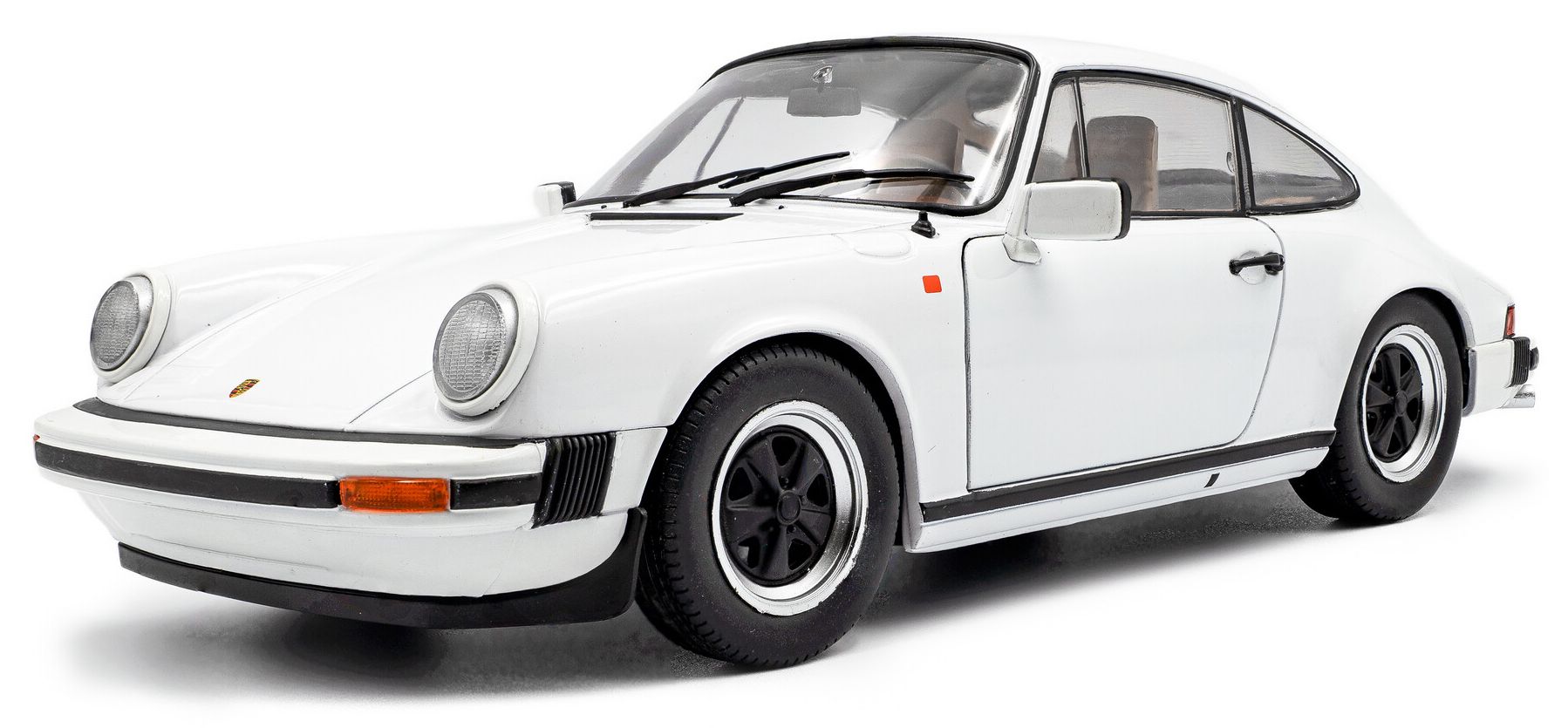 Porsche 911 (930) 3.0 SC 1974 White 1:18 Scale Solido Diecast Model-Solido-Diecast Model Centre