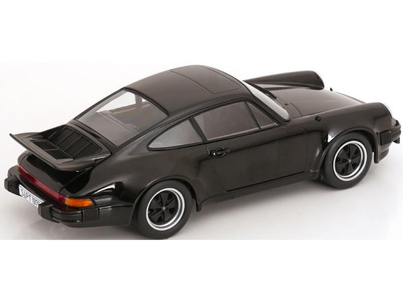 Porsche 911 (930) Turbo 3.0 1976 Black 1:18 Scale Diecast Car – KK Scale-KK Scale-Diecast Model Centre