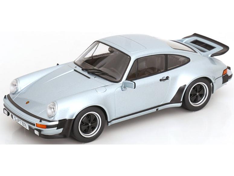 Porsche 911 (930) Turbo 3.0 1976 Polar Silver 1:18 Scale Diecast Car – KK Scale-KK Scale-Diecast Model Centre