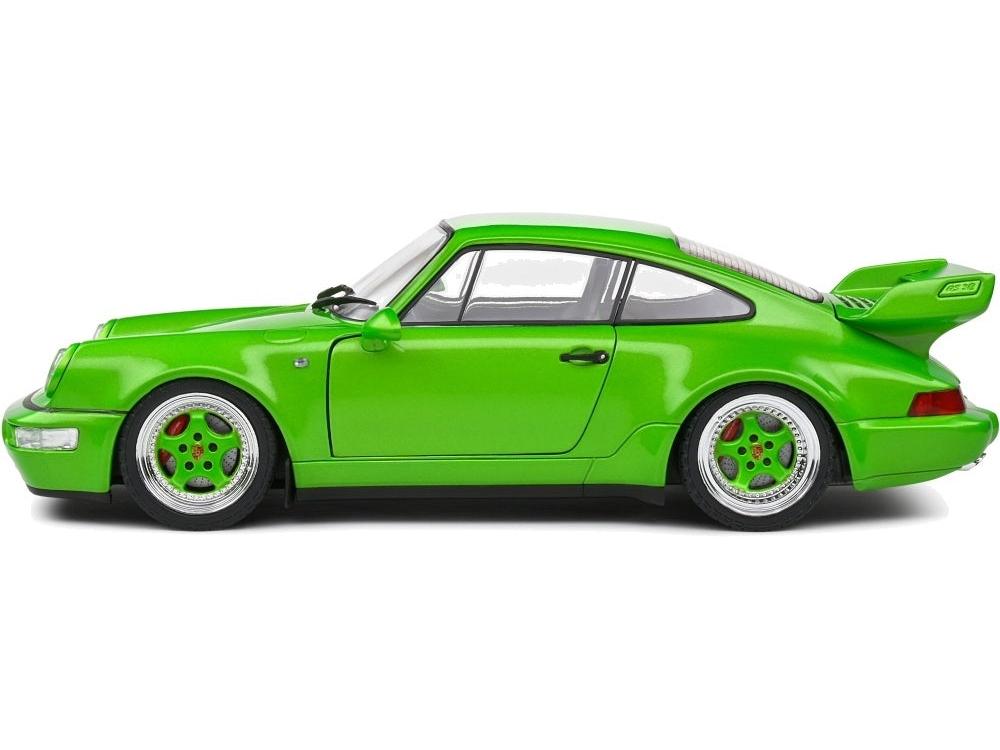 Porsche 911 (964) Carrera 3.8 RS Green Metallic 1990 1:18 Scale Diecast Model Car – Solido-Solido-Diecast Model Centre