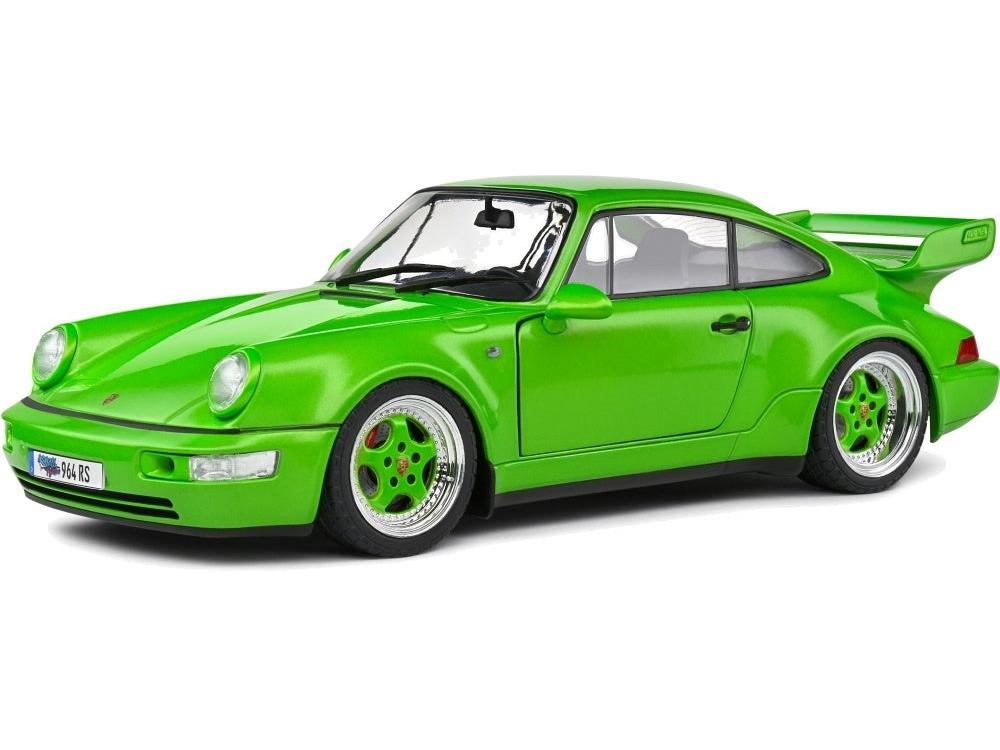 Porsche 911 (964) Carrera 3.8 RS Green Metallic 1990 1:18 Scale Diecast Model Car – Solido-Solido-Diecast Model Centre