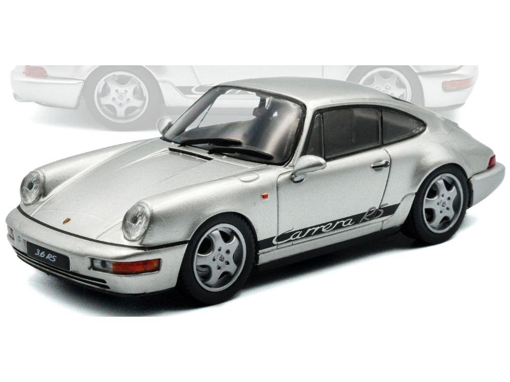 Porsche 911 964 RS 1994 Silver 1:43 Scale Solido Diecast Model
