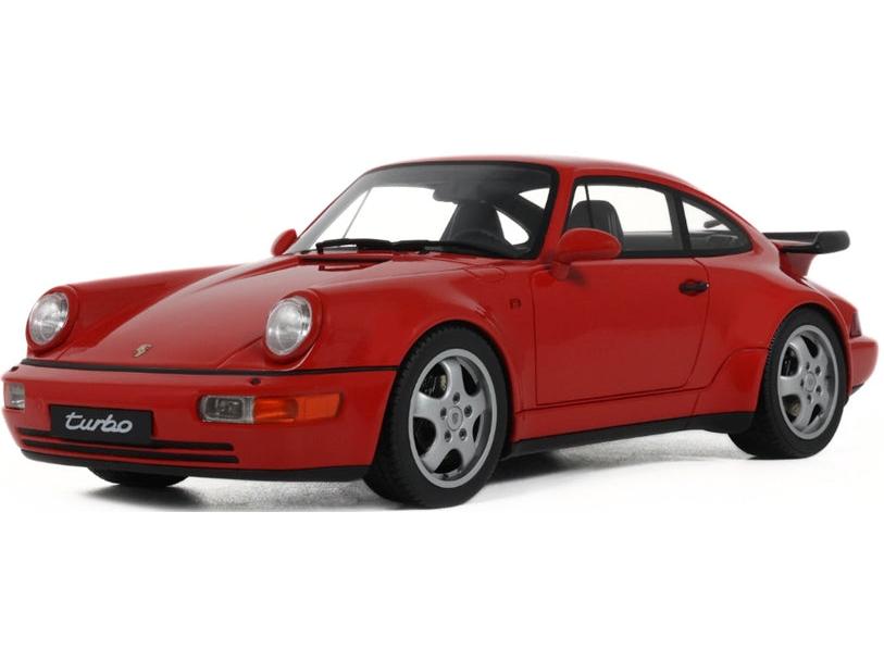 Porsche 911 (964) Turbo 3.3 Guards Red 1991 1:18 Scale Resin Car – GT Spirit-GT Spirit-Diecast Model Centre
