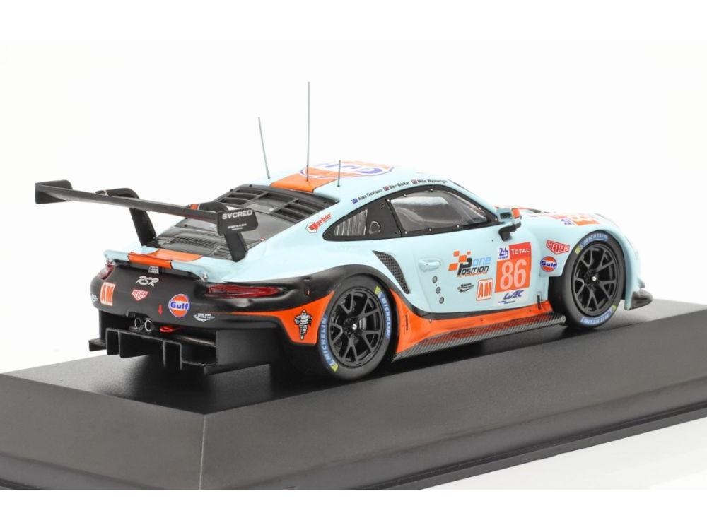 Porsche 911 (991) RSR Gulf #86 24h Le Mans 2018 1:43 Scale IXO Diecast Model Car-IXO-Diecast Model Centre