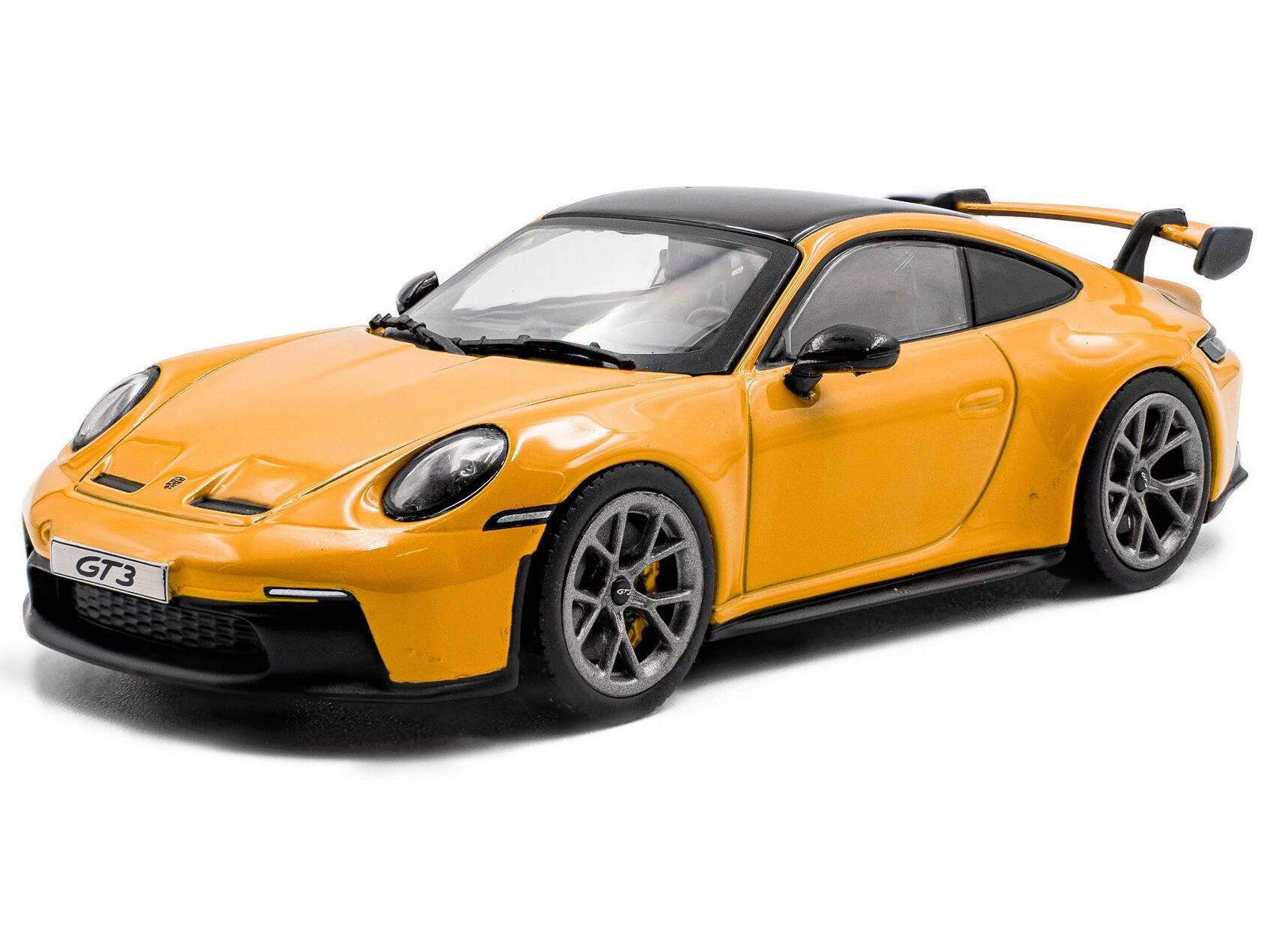 Porsche 911 992 GT3 2023 Yellow 1:43 Scale Solido Diecast Model