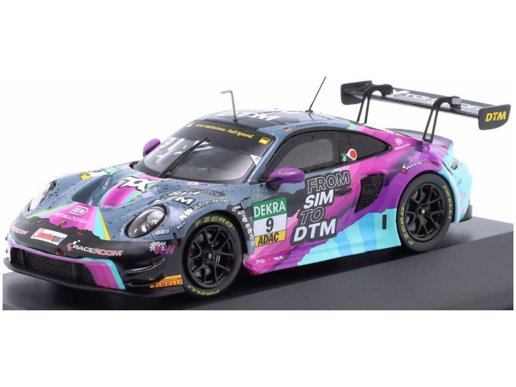 Porsche 911 (992) GT3 R #9 DTM 2023 Tim Heinemann 1:43 Scale IXO Diecast Model Car-IXO-Diecast Model Centre