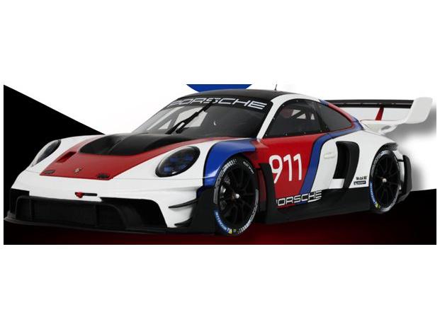 Porsche 911 (992) GT3 R Rennsport White 2023 1:18 Scale GT Spirit Resin Replica-GT Spirit-Diecast Model Centre