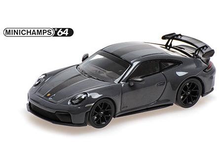 Porsche 911 (992.2) GT3 2025 Grey w/Weissach Package 1:64 Scale Diecast Car – Minichamps-Minichamps-Diecast Model Centre