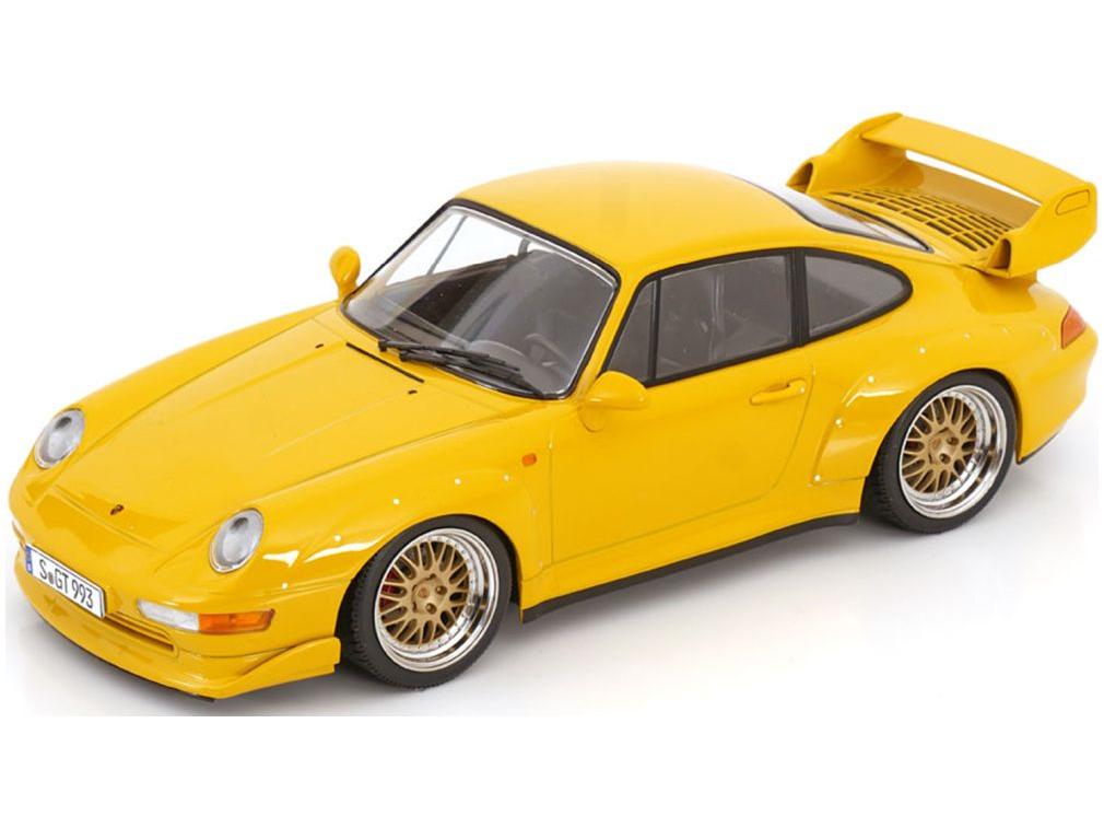 KK-Scale 1/18 ポルシェ911 GT2 1996 BBS イエロー Porsche 911 (993) GT2 1996 BBS Rims Yellow 1:18 Scale KK Scale