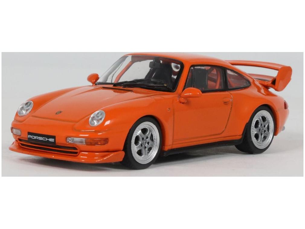 Porsche 911 (993) RS Clubsport Blood Orange 1995 1:43 Scale Solido Diecast Model Car-Solido-Diecast Model Centre