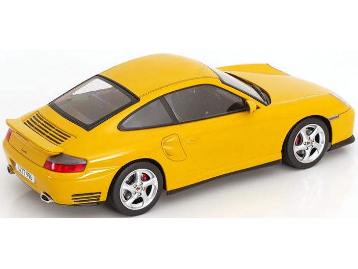 Porsche 911 (996) Turbo 2000 Yellow 1:18 Scale Diecast Car – KK Scale-KK Scale-Diecast Model Centre