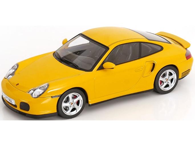 Porsche 911 (996) Turbo 2000 Yellow 1:18 Scale Diecast Car – KK Scale-KK Scale-Diecast Model Centre