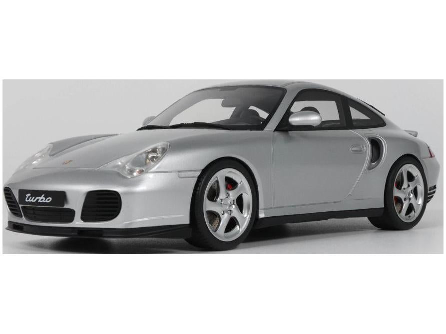 Porsche 911 (996.2) Turbo Polar Silver 2001 1:18 Scale Resin Model Car – GT Spirit-GT Spirit-Diecast Model Centre