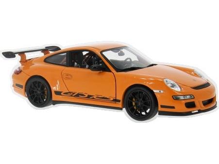 Porsche 911 (997) GT3 RS Coupe Orange w/Black Wheels 1:18 Scale Diecast Car – Welly-Welly-Diecast Model Centre
