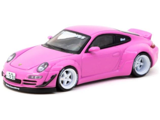 Porsche 911 (997) RWB Pink 1:64 Scale Tarmac Works Diecast Model-Tarmac Works-Diecast Model Centre