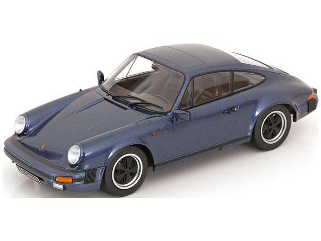 Porsche 911 Carrera Coupe 1983 Dark Blue Metallic 1:18 Scale KK Scale Diecast Model Car-KK Scale-Diecast Model Centre