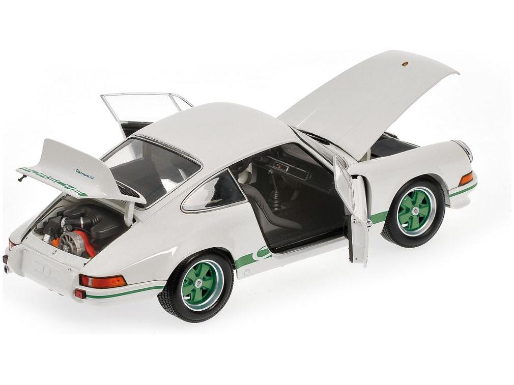 Porsche 911 Carrera RS 1972 White 1:18 Scale Diecast Car – Minichamps-Minichamps-Diecast Model Centre