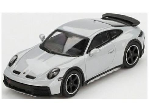 Porsche 911 Dakar Ice Grey Metallic (LHD) 1:64 Scale MINI GT Diecast Model-MINI GT-Diecast Model Centre