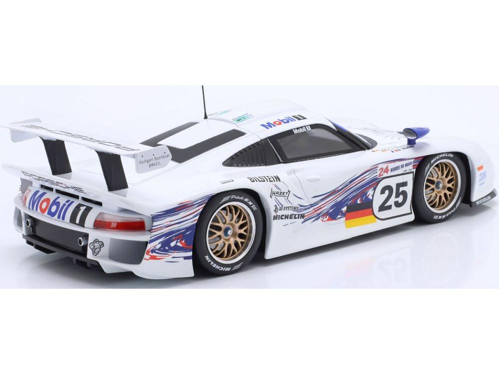 Porsche 911 GT1 #25 24H Le Mans 1997 Stuck/Boutsen/Wollek 1:18 Scale Werk83 Diecast Model Car-Werk83-Diecast Model Centre