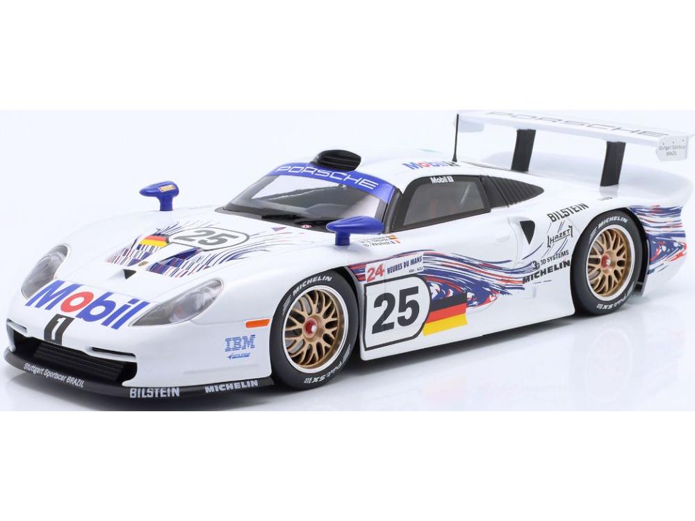 Porsche 911 GT1 #25 24H Le Mans 1997 Stuck/Boutsen/Wollek 1:18 Scale Werk83 Diecast Model Car-Werk83-Diecast Model Centre