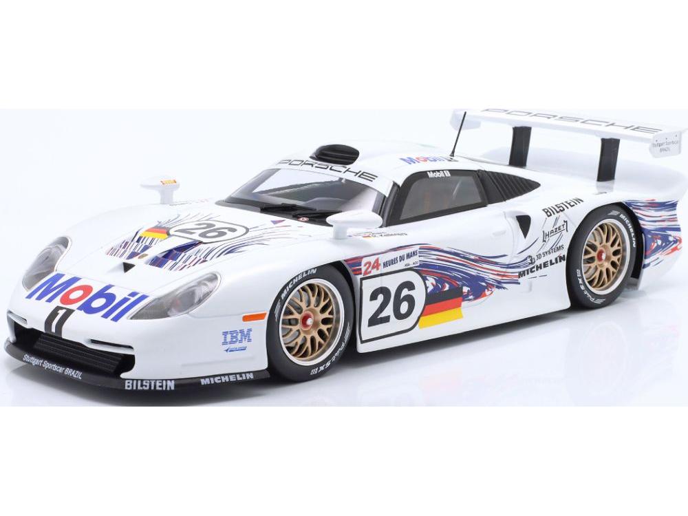 Porsche 911 GT1 #26 24H Le Mans 1997 Collard/Kelleners/Dalmas 1:18 Scale Werk83 Diecast Model Car-Werk83-Diecast Model Centre