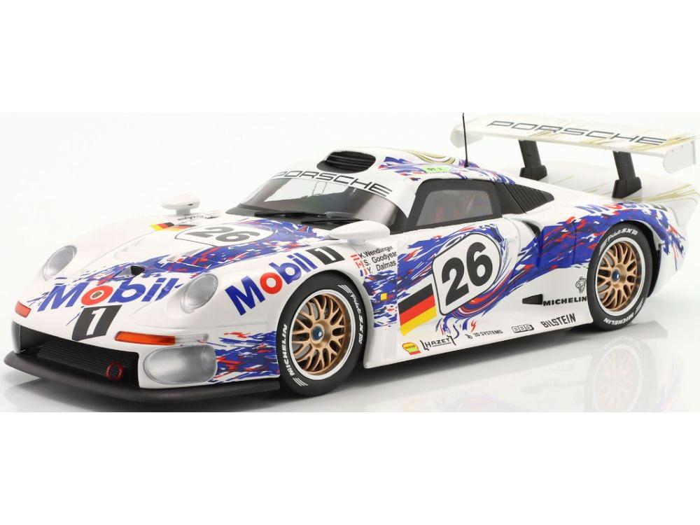 Porsche 911 GT1 #26 3rd 24H Le Mans 1996 Dalmas/Wendlinger/Goodyear 1:18 Scale Werk83 Diecast Model Car-Werk83-Diecast Model Centre