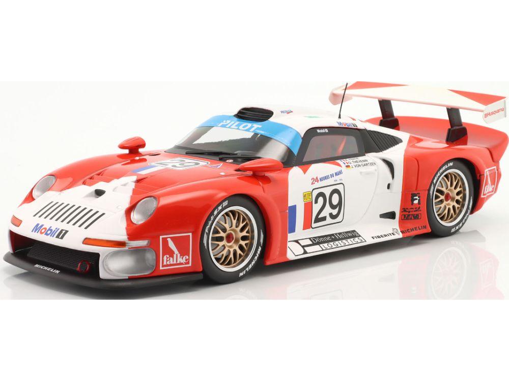 Porsche 911 GT1 #29 24H Le Mans 1997 von Gartzen/Thevenin/Ferte 1:18 Scale Werk83 Diecast Model Car-Werk83-Diecast Model Centre