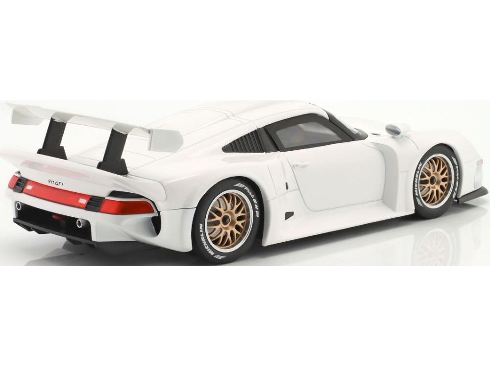 Porsche 911 GT1 Plain Body Version White 1996 1:18 Scale Werk83 Diecast Model Car-Werk83-Diecast Model Centre