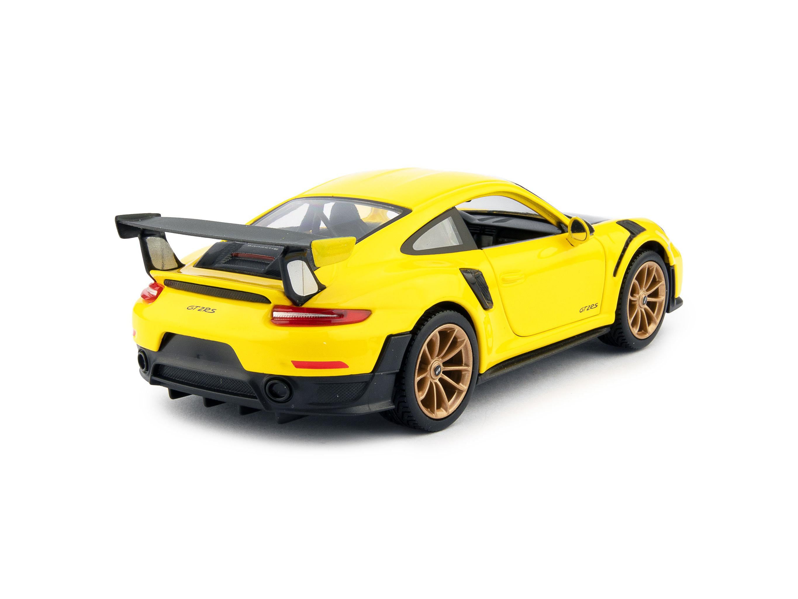 Porsche 911 GT2 RS Yellow 1:24 Scale Maisto Diecast Model-Maisto-Diecast Model Centre