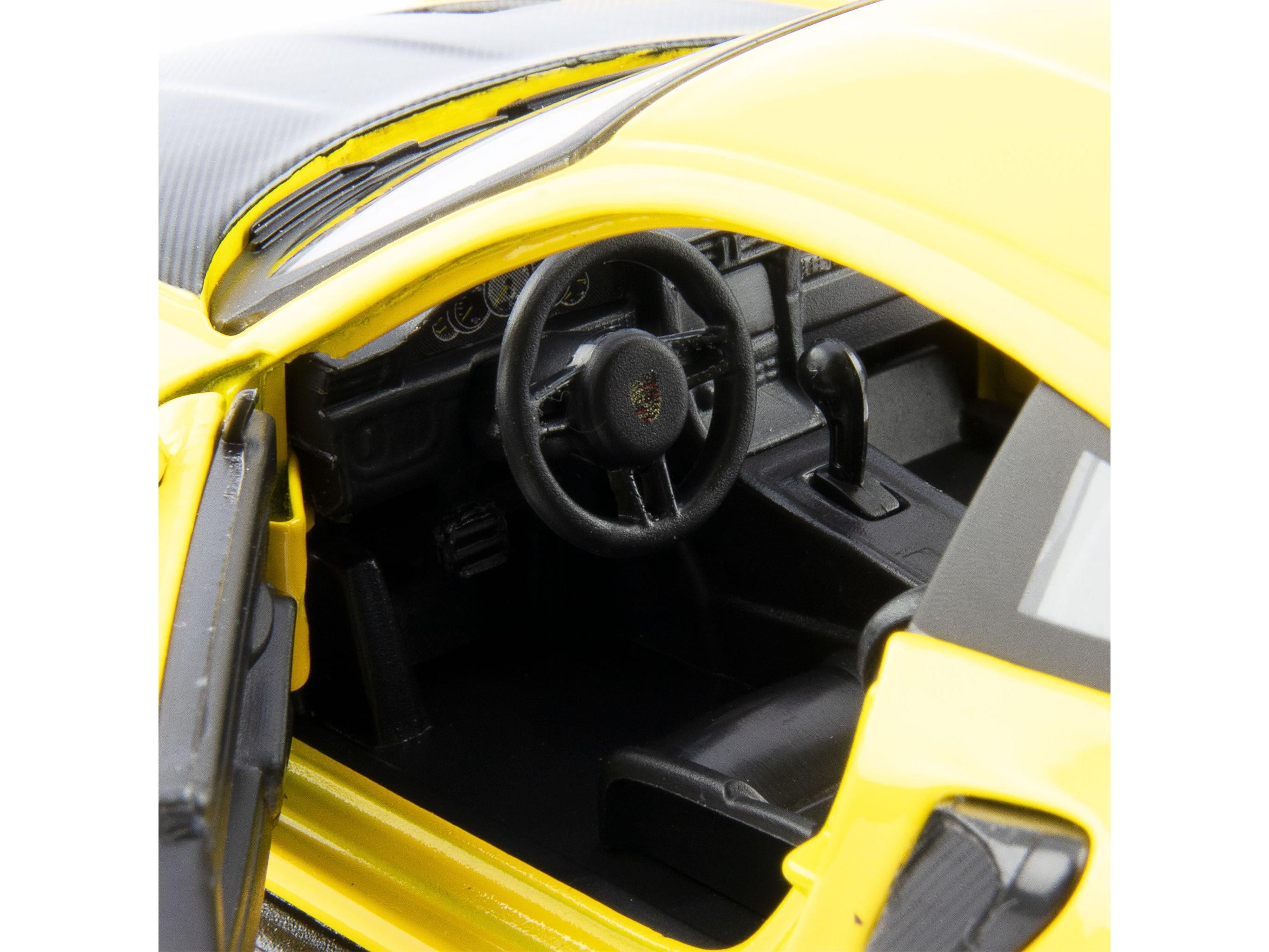 Porsche 911 GT2 RS Yellow 1:24 Scale Maisto Diecast Model-Maisto-Diecast Model Centre
