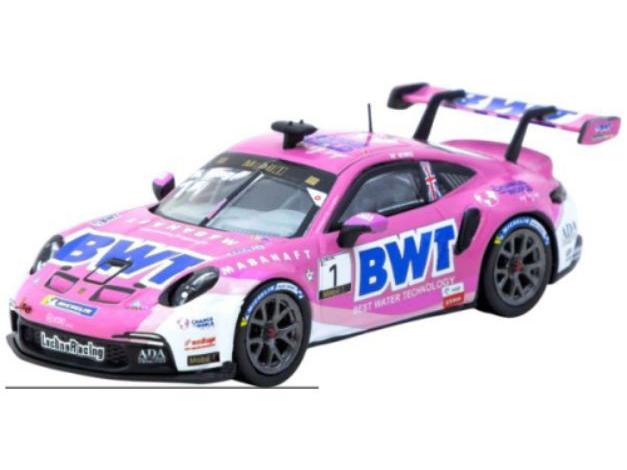 Porsche 911 GT3 (992) BWT #1 Porsche Mobil 1 Supercup 2024 King 1:64 Scale Diecast Car – Tarmac Works-Tarmac Works-Diecast Model Centre