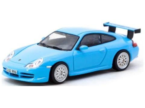 Porsche 911 GT3 (996) Light Blue 1:64 Scale Tarmac Works Diecast Model Car-Tarmac Works-Diecast Model Centre