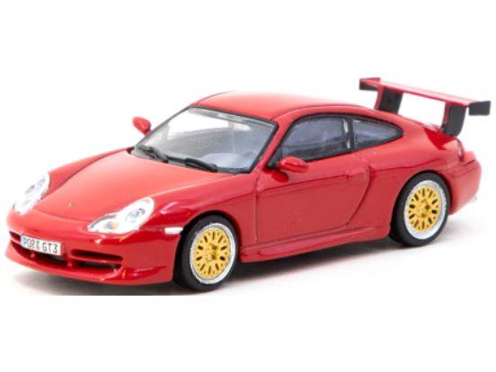 Porsche 911 GT3 (996) Red 1999 1:64 Scale Tarmac Works Diecast Model Car-Tarmac Works-Diecast Model Centre