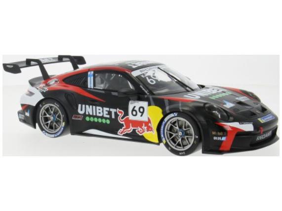 Porsche 911 GT3 Cup Porsche Cup Zolder 2024 #69 K. Rovenpera 1:18 Scale IXO Diecast Model Car-IXO-Diecast Model Centre