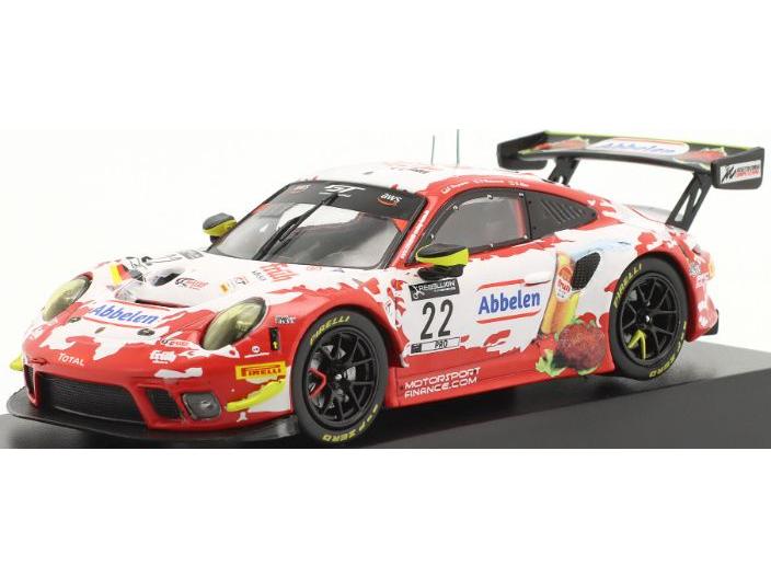 Porsche 911 GT3 R #22 24h Spa 2020 Frikade Racing Bergmeister/Makowiecki/Olsen 1:43 Scale IXO Diecast Model Car-IXO-Diecast Model Centre