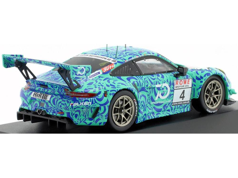 Porsche 911 GT3 R #4 VLN 7 Nurburgring 2018 Falken Motorsports 1:43 Scale IXO Diecast Model Car-IXO-Diecast Model Centre