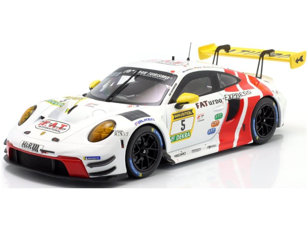 Porsche 911 GT3 R #5 24h Nurburgring 2024 Herberth Motorsport FAT Turbo Renauer/Kolb 1:18 Scale IXO Diecast Model Car-IXO-Diecast Model Centre