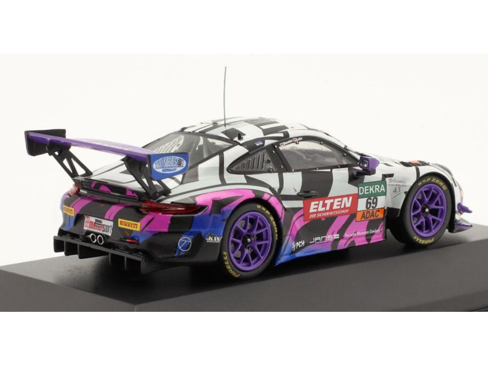 Porsche 911 GT3 R #69 ADAC GT Masters 2019 Iron Force 1:43 Scale IXO Diecast Model Car-IXO-Diecast Model Centre
